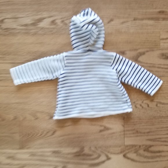 *3 for $20*first impressions play striped cardigan 12M - Picture 3 of 4